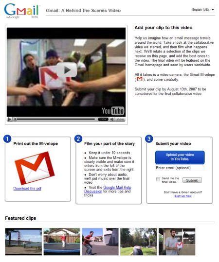 Google Gmail Werbe Video - Add your clip to this video
