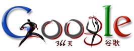 Google Doodle Sommer Olympiade 2008 in China