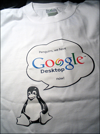Google Desktop für Linux T-Shirt