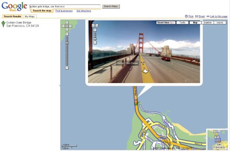 Street View Feature in Google Maps