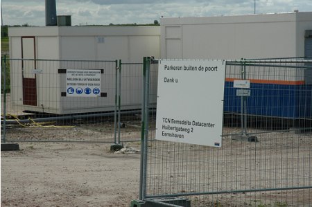 Bau vom Google Rechenzentrum in den Niederlanden