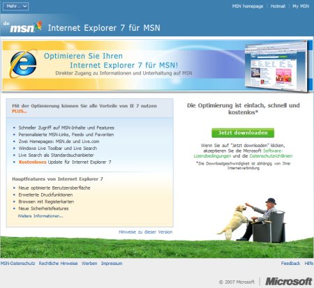 INTERNET EXPLORE VERSION 7 internet explore version 7: