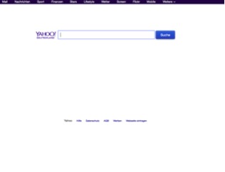 Yahoo Suchmaschine