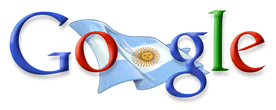 Google Doodle zum argentinischen Independence Day
