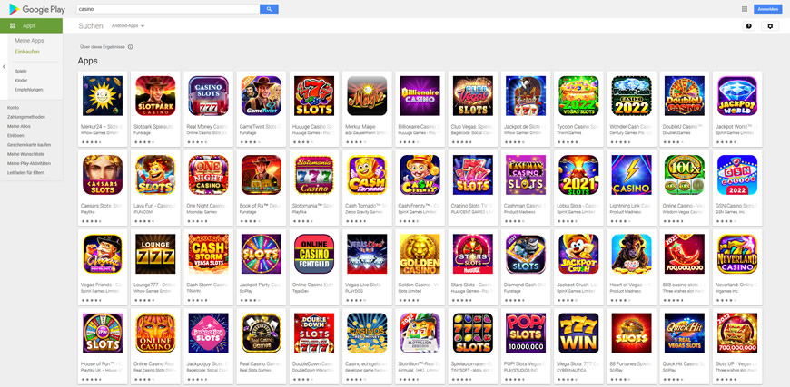 Auch Casino Änderungen im Play Store