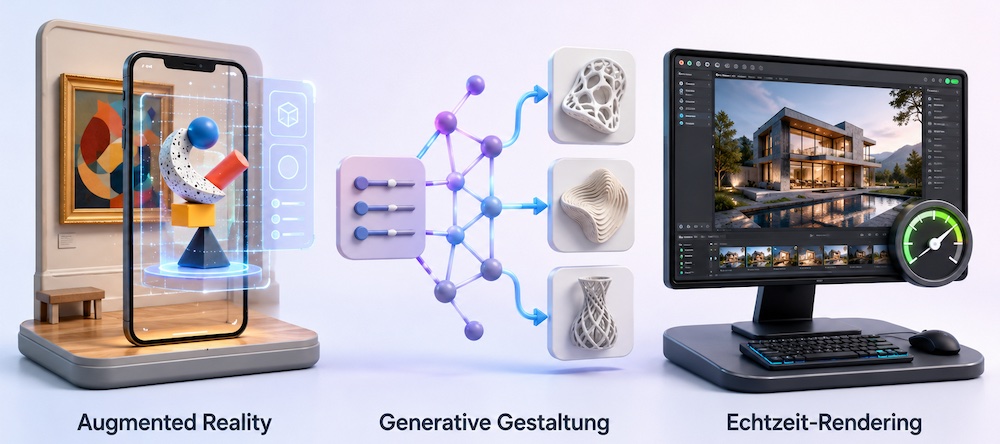Drei Digitale Technologien