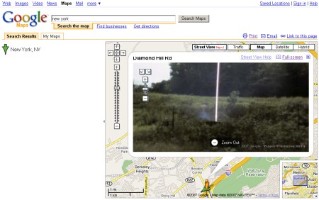 E.T. - Der Ausserirdische - Google Maps Street View Sichtung - Bild 1