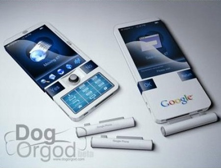 Google Phone - mögliche Variante des G-Phone