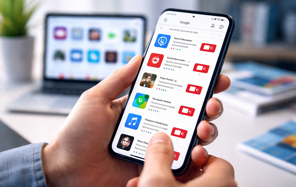 Google Play Store zeigt energiehungrige Apps an