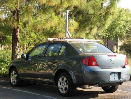 Google Autos - Chevy Cobalt als Google StreetView Car