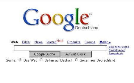 Google DE nun ebenfalls mit Linkbar - Suchmaschinen Blog