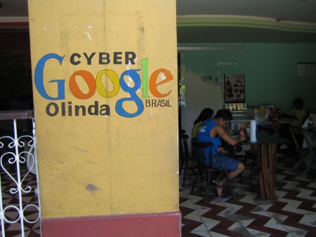 Google Internet Cafe in Brasilien