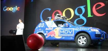 Google Autos - Offroad SUV auf Google Veranstaltung