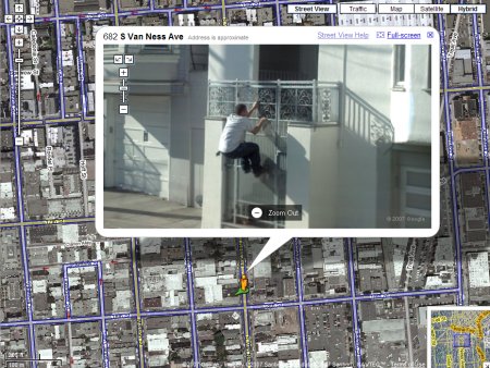 Google Street View Einbruch