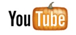 Youtube Logo im Halloween Look & Feel