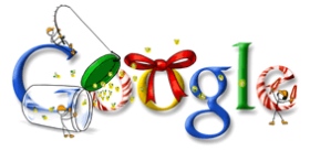 Happy Holiday Google Doodle
