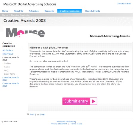 MOUSE Award 2008