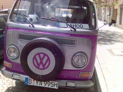 Yahoo VW Bus - alter VW Bus im Yahoo Look