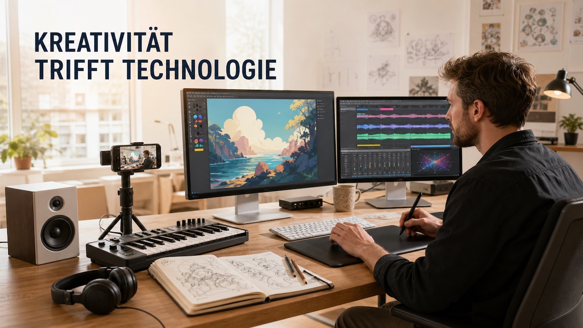 Technologische Fortschritte fördern Kreativität
