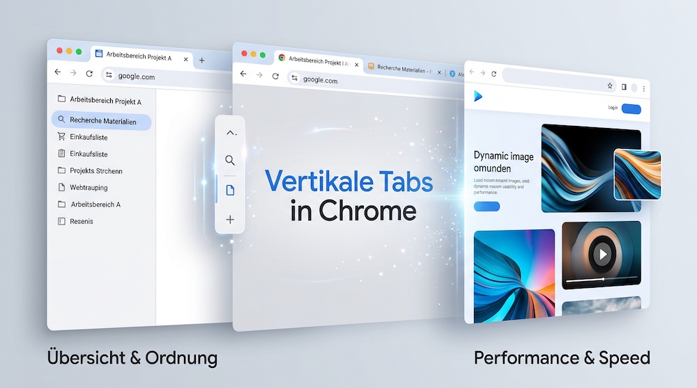 Vertikale Tabs in Chrome: Änderungen im Google Browser