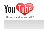 Youtube Logo im Valentinstag Look & Feel